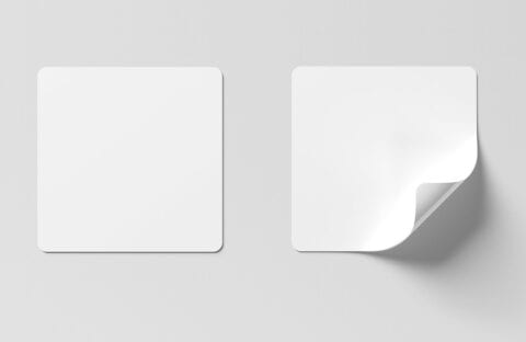 Square Labels for your Label printer - Magnum Materials - The Self Adhesive Centre - Label Printing